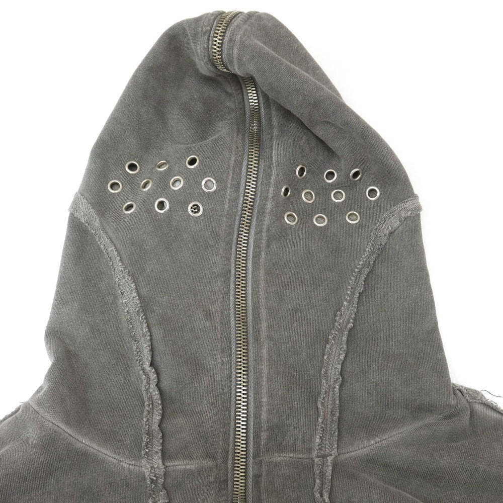 [Used] Thug Club Cotton Double Zip Hoodie Grey [3] [Condition Rank C] [Men&