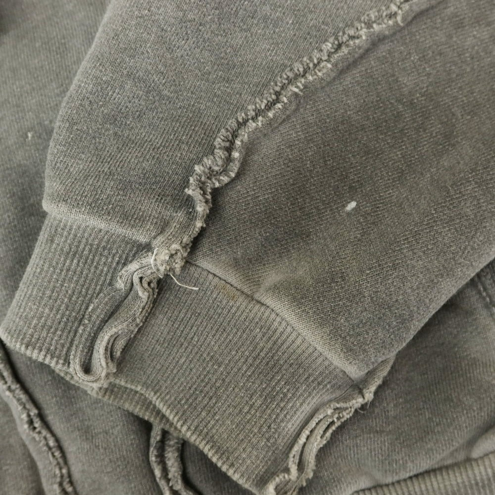 [Used] Thug Club Cotton Double Zip Hoodie Grey [3] [Condition Rank C] [Men&