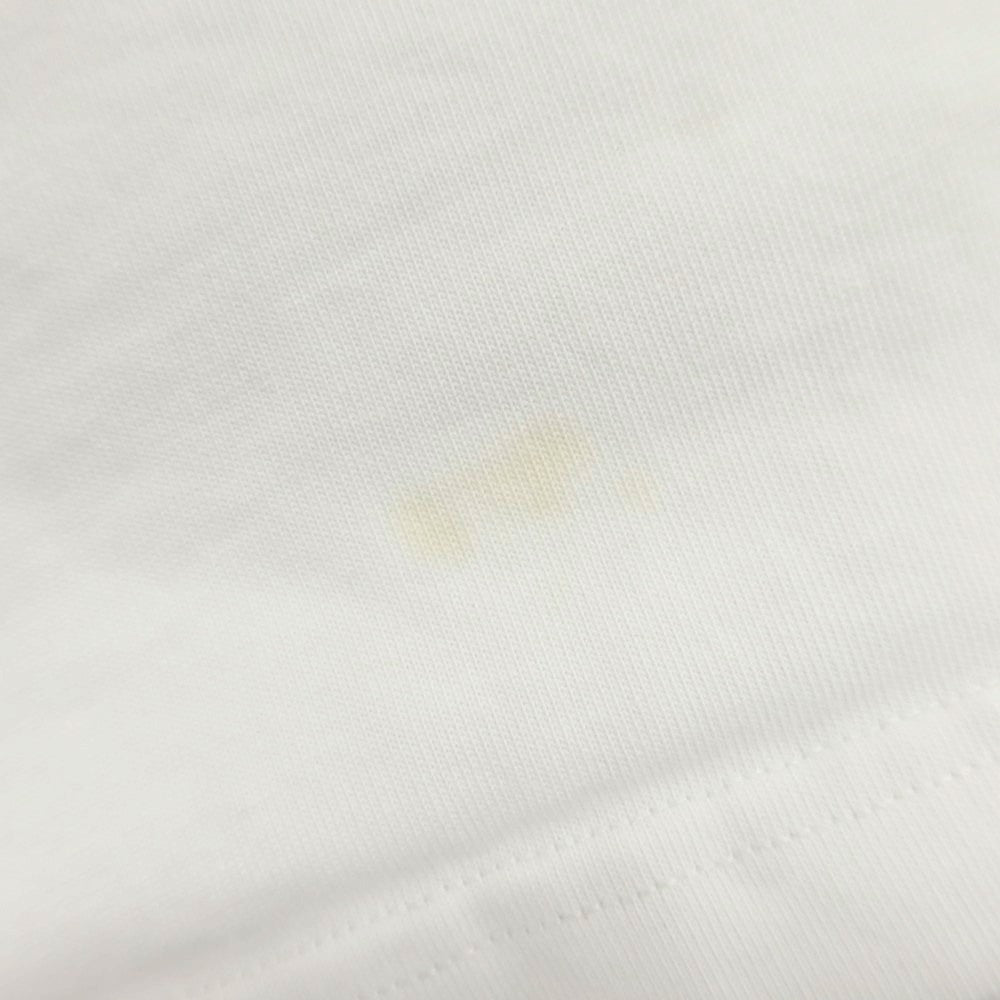 [Used] SUPPLIER Cotton Crew Neck Long Sleeve T-Shirt White x Black [XL] [Condition Rank B] [Men&
