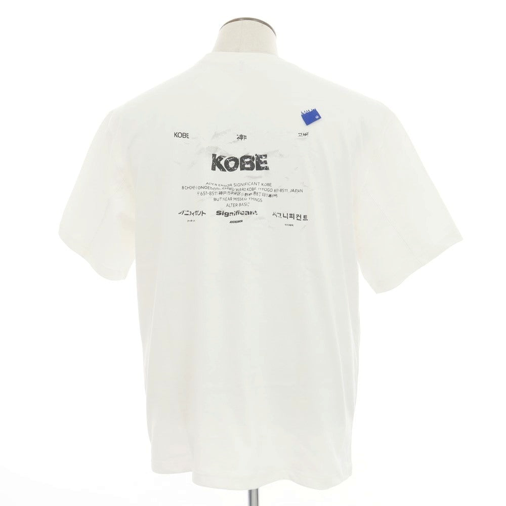 [Used] ADER error SIGNIFICANT limited cotton polyester short sleeve T-shirt white [L] [Condition rank A] [Men&