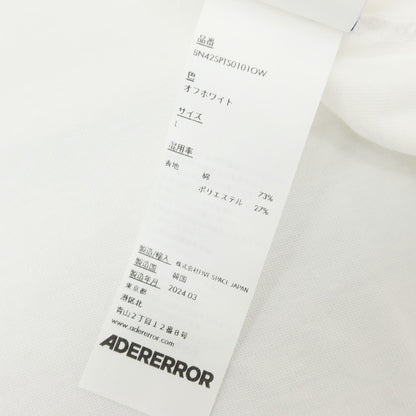 [Used] ADER error SIGNIFICANT limited cotton polyester short sleeve T-shirt white [L] [Condition rank A] [Men&