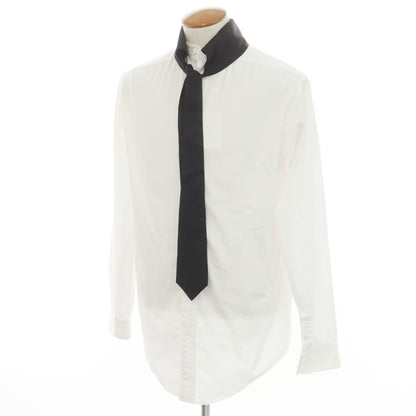 [Used] SOSHIOTSUKI Cotton Tie Shirt White [No size indicated (M size)] [Condition Rank C] [Men&