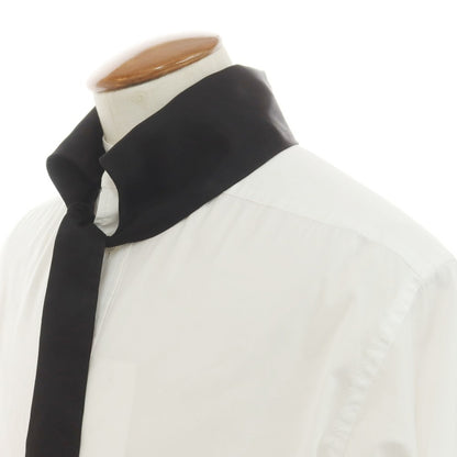 [Used] SOSHIOTSUKI Cotton Tie Shirt White [No size indicated (M size)] [Condition Rank C] [Men&