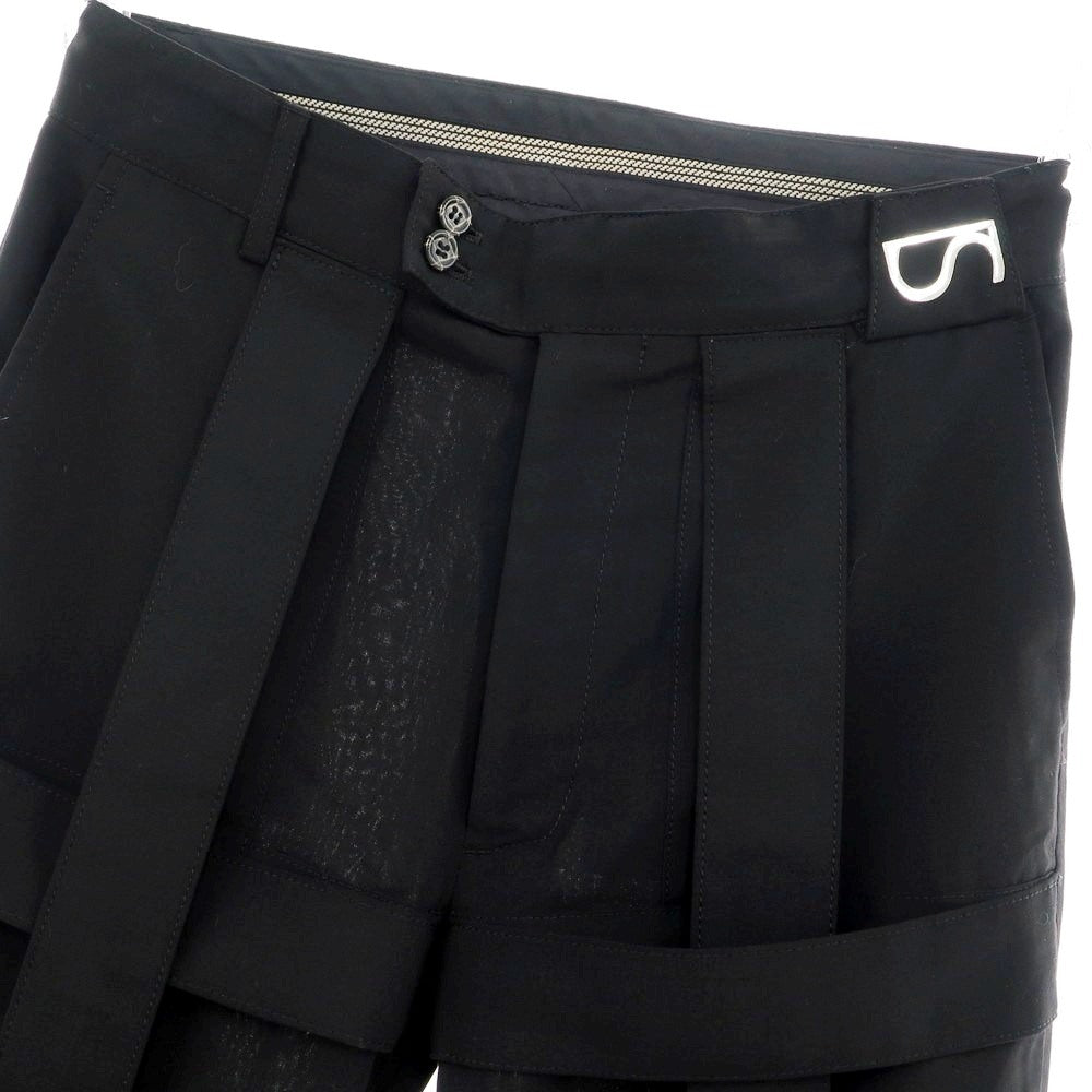 【中古】シュープ SHOOP ウール系 パンツ ブラック【 表記なし(S位) 】【 状態ランクB 】【 メンズ 】