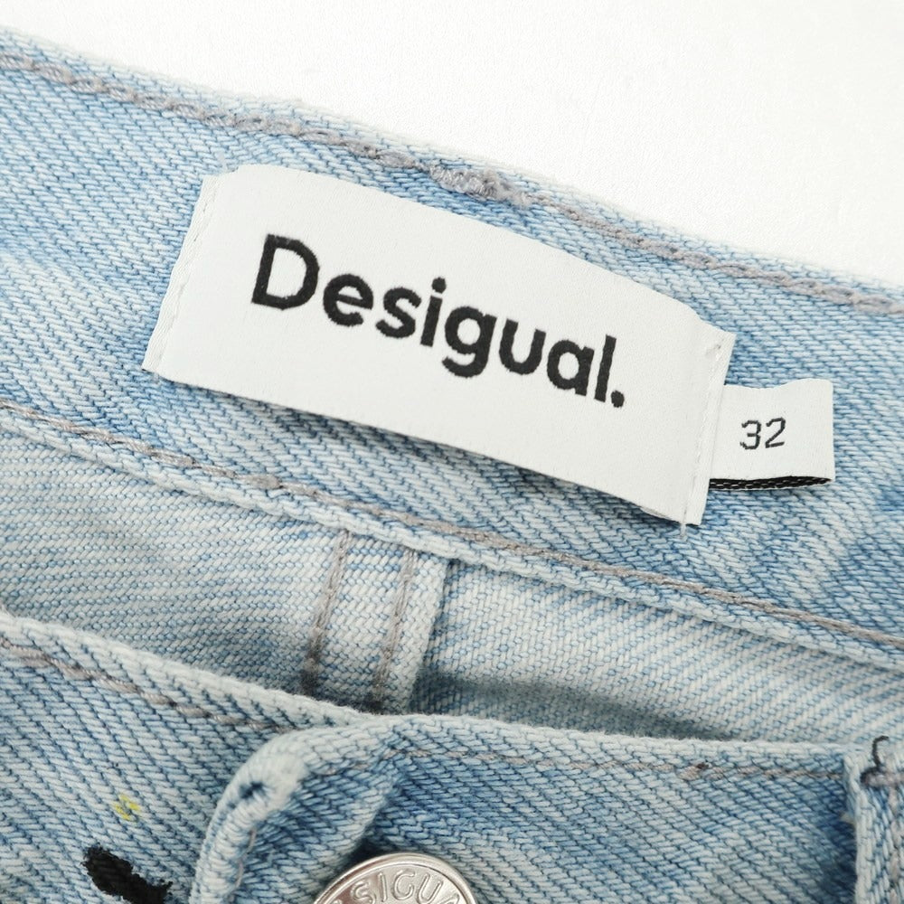 [Used] [Unused] Desigual Cotton Jeans Denim Pants Light Blue [32] [Condition Rank S] [Men&