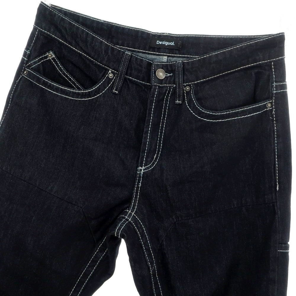 【中古】デジグアル Desigual コットン ジーンズ デニムパンツ ダークネイビー【 32 】【 状態ランクB 】【 メンズ 】