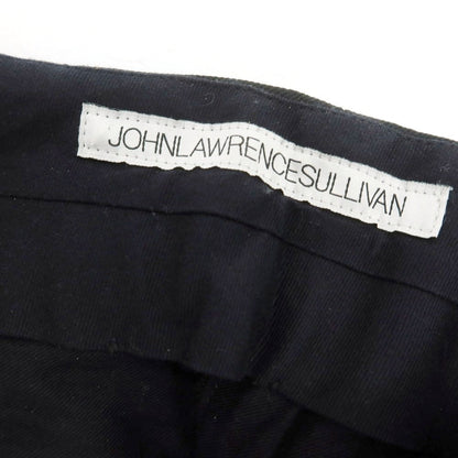 【中古】ジョンローレンスサリバン JOHN LAWRENCE SULLIVAN ウール系 テーパードパンツ ブラック【 表記なし（M位） 】【 状態ランクB 】【 メンズ 】
