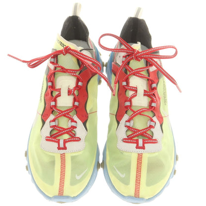 [Used] UNDERCOVER x NIKE REACT ELEMENT 87 Sneakers Light Green x Red [27.5cm] [Condition Rank B] [Men&