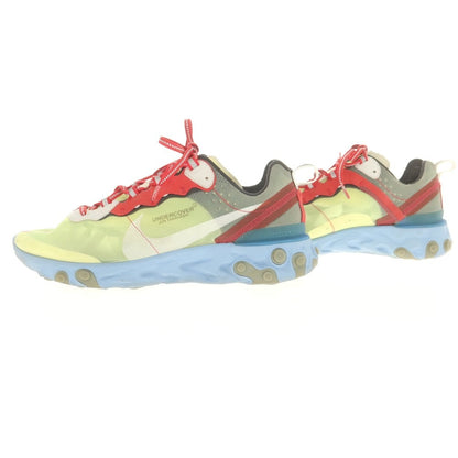 [Used] UNDERCOVER x NIKE REACT ELEMENT 87 Sneakers Light Green x Red [27.5cm] [Condition Rank B] [Men&