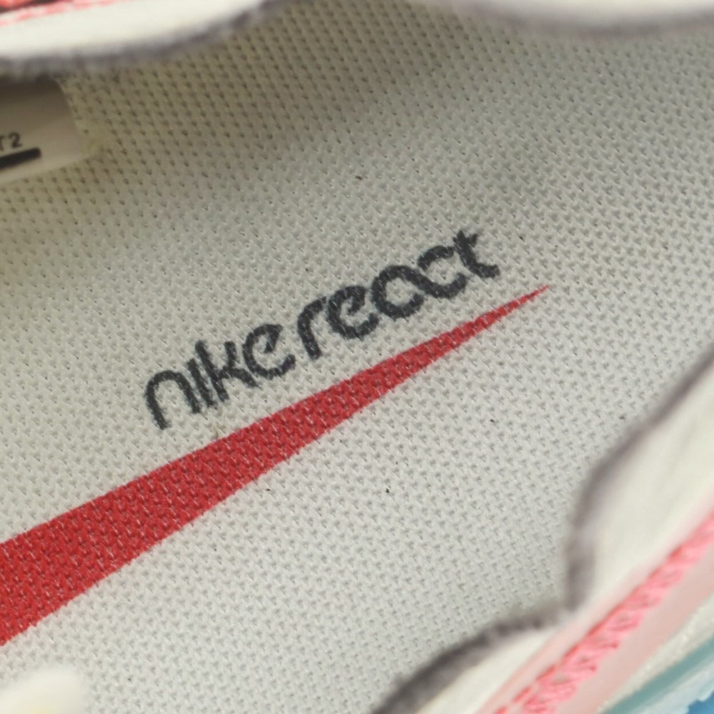 [Used] UNDERCOVER x NIKE REACT ELEMENT 87 Sneakers Light Green x Red [27.5cm] [Condition Rank B] [Men&