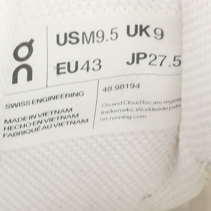 [Used] On KITH Limited THE ROGER Pro Sneakers White [27.5] [Condition Rank B] [Men&