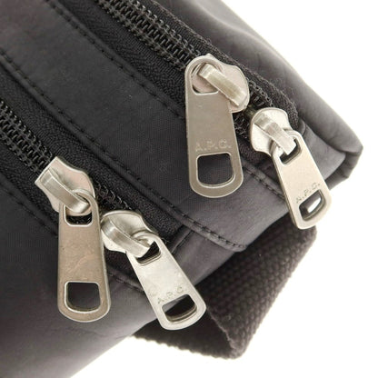 【中古】アーペーセー A.P.C. ナイロン ウエストバッグ ブラック【 状態ランクB 】【 メンズ 】