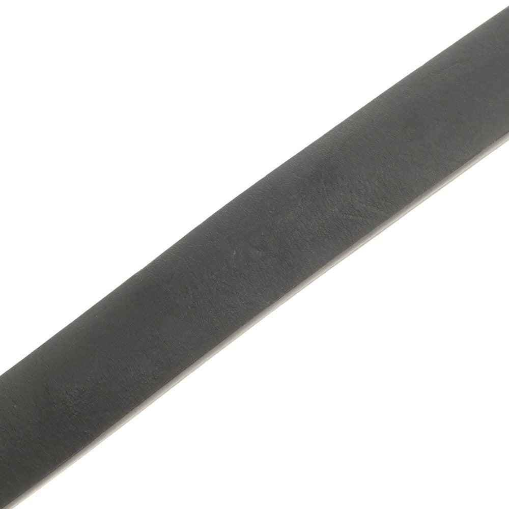 [Used] 032c Logo Buckle Leather Belt Black [ML] [Condition Rank B] [Men&