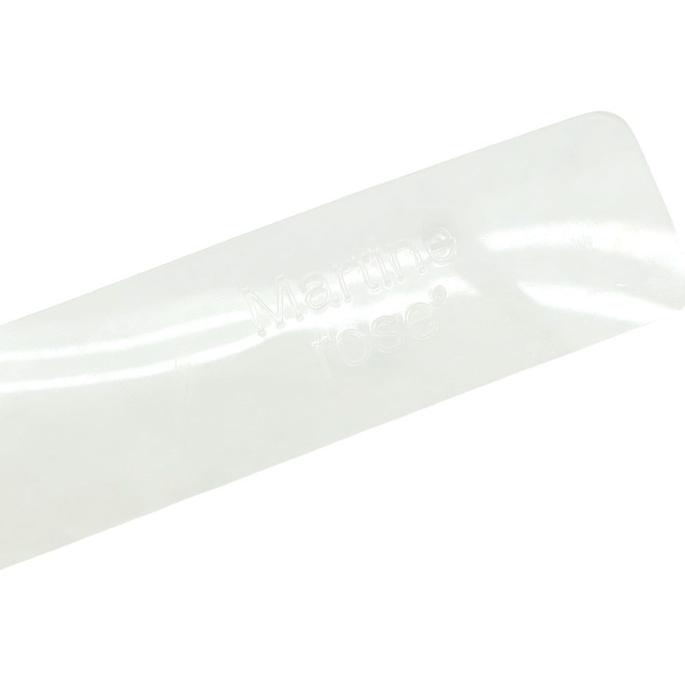 [Used] MARTIN ROSE Heart Buckle Belt Clear White [O/S] [Condition Rank C] [Men&