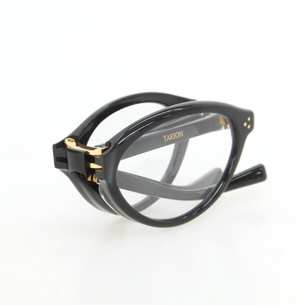【中古】ジェントルモンスター GENTLE MONSTER TAKION 折り畳み メガネ ブラック【 51□19 129 】【 状態ランクB 】【 ユニセックス 】