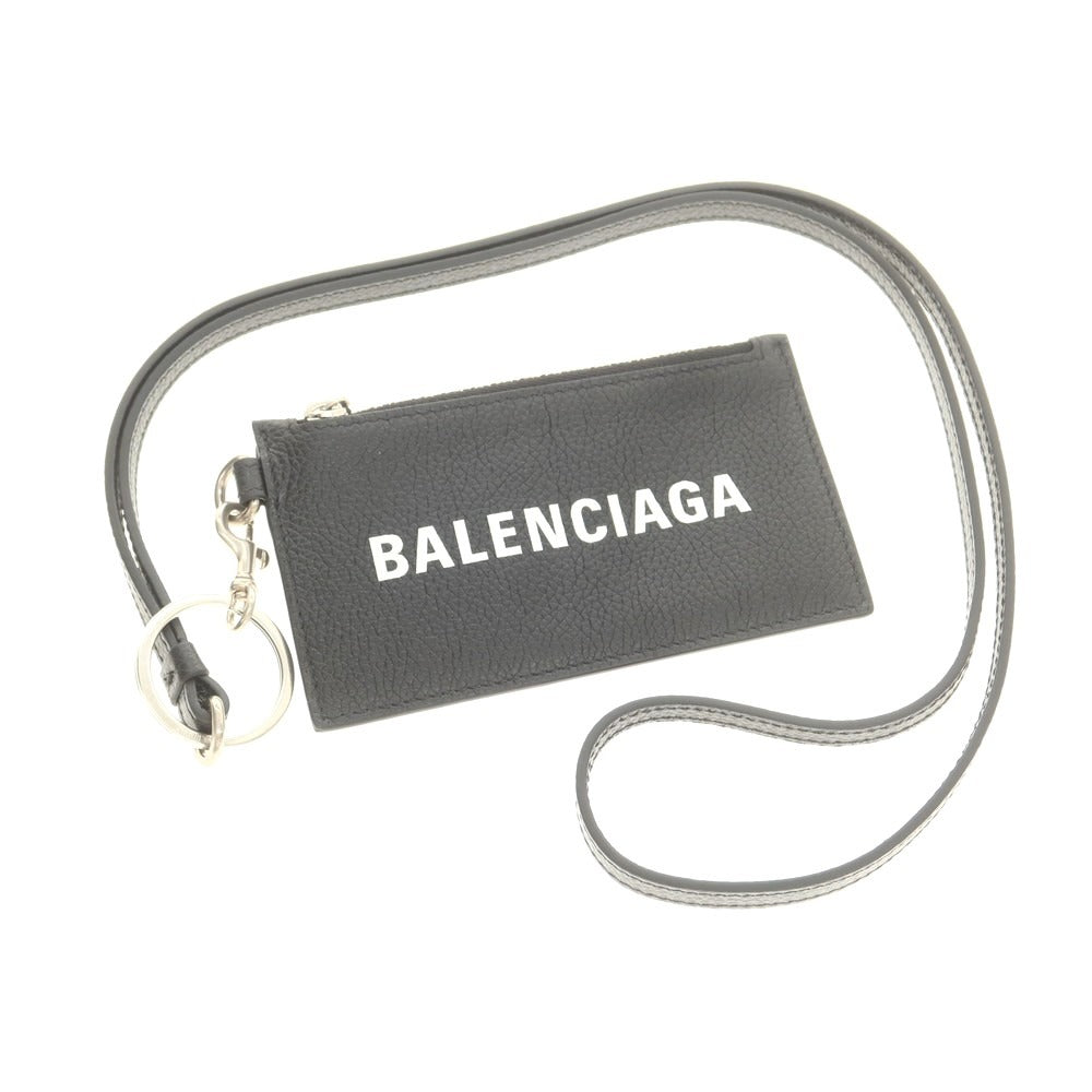 【中古】バレンシアガ BALENCIAGA レザー ストラップ コインケース ブラック【 状態ランクA 】【 ユニセックス 】