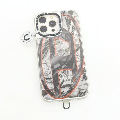 【中古】ディーゼル DIESEL iPhone15 Pro MAX用 スマホケース シルバーグレー【 状態ランクA 】【 ユニセックス 】