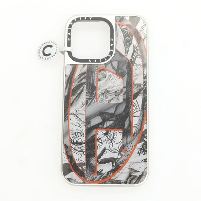 【中古】ディーゼル DIESEL iPhone15 Pro MAX用 スマホケース シルバーグレー【 状態ランクA 】【 ユニセックス 】