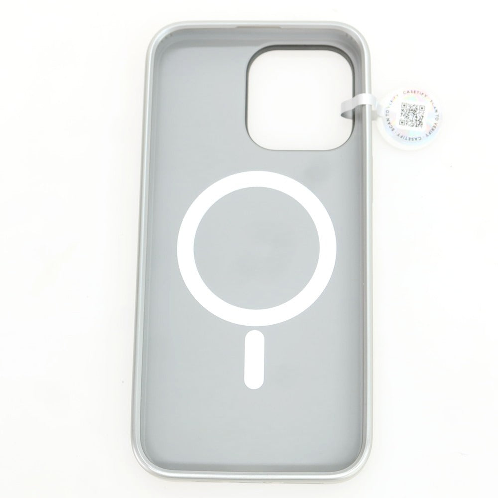 【中古】ディーゼル DIESEL iPhone15 Pro MAX用 スマホケース シルバーグレー【 状態ランクA 】【 ユニセックス 】