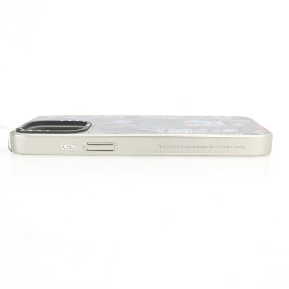 【中古】ディーゼル DIESEL iPhone15 Pro MAX用 スマホケース シルバーグレー【 状態ランクA 】【 ユニセックス 】