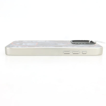 【中古】ディーゼル DIESEL iPhone15 Pro MAX用 スマホケース シルバーグレー【 状態ランクA 】【 ユニセックス 】