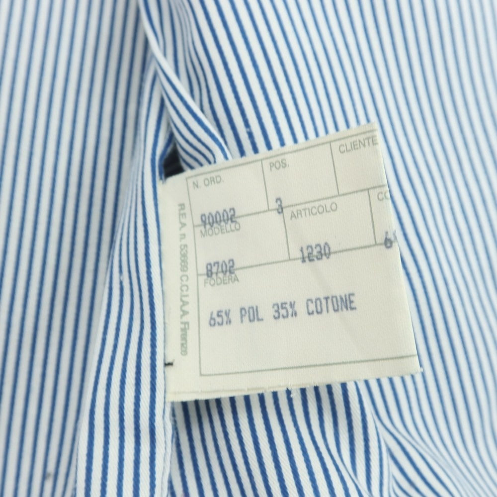 【中古】チンクアンタ Cinquanta ジップアップ レザーブルゾン ネイビー【 44 】【 状態ランクB 】【 メンズ 】