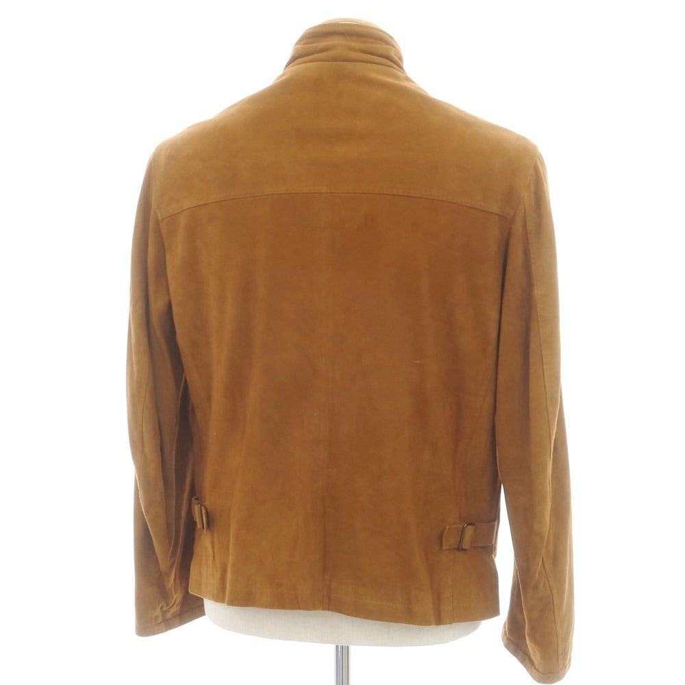 【中古】アカミネ Y.Akamine スエード レザーブルゾン ブラウン【 44 】【 状態ランクC 】【 メンズ 】