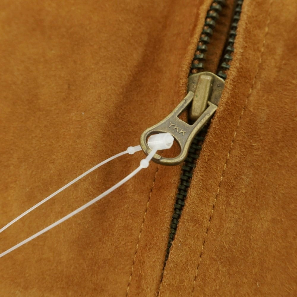 【中古】アカミネ Y.Akamine スエード レザーブルゾン ブラウン【 44 】【 状態ランクC 】【 メンズ 】