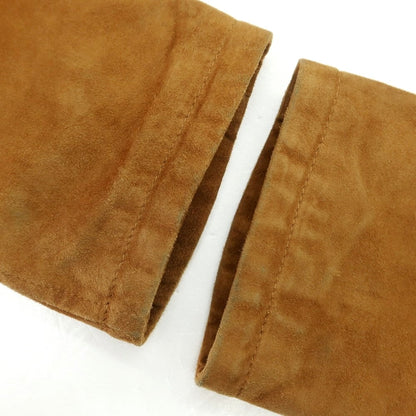 【中古】アカミネ Y.Akamine スエード レザーブルゾン ブラウン【 44 】【 状態ランクC 】【 メンズ 】