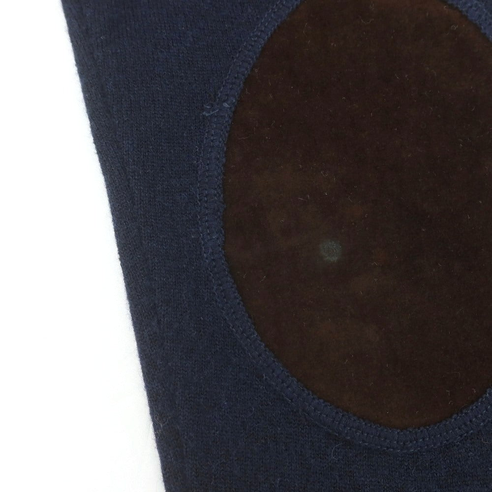 【中古】ハケットロンドン HACKETT LONDON ウールシルクカシミヤ Vネック プルオーバーニット ネイビー【サイズS】【 状態ランクB 】【 メンズ 】[DPD]