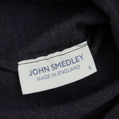 【中古】ジョンスメドレー JOHN SMEDLEY ハイゲージ ウール タートルネック プルオーバーニット グレイッシュネイビー【 S 】【 状態ランクA 】【 メンズ 】