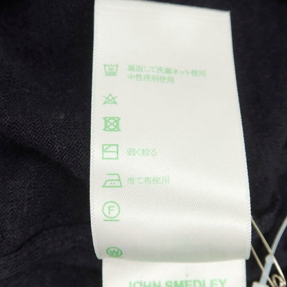 【中古】ジョンスメドレー JOHN SMEDLEY ハイゲージ ウール タートルネック プルオーバーニット グレイッシュネイビー【 S 】【 状態ランクA 】【 メンズ 】