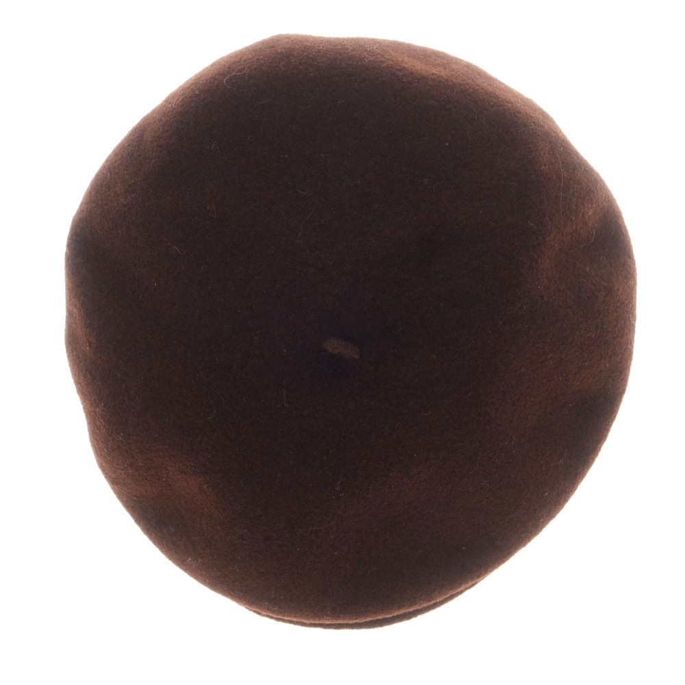 【中古】マニュファクチュールドゥベレー MANUFACTURE DE BERETS ウール ハンチングキャップ 帽子 ブラウン【 状態ランクA 】【 メンズ 】