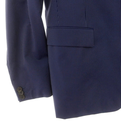 [Used] JIL SANDER Wool Striped 2-Button Suit Navy x White [48] [Condition Rank C] [Men&