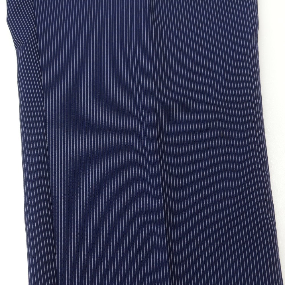 【中古】ジルサンダー JIL SANDER ウール ストライプ 2つボタンスーツ ネイビーxホワイト【サイズ48】【 状態ランクC 】【 メンズ 】[DPD]