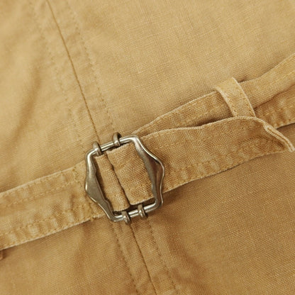 【中古】ラルディーニ LARDINI リネン ジレ ベスト ブラウンベージュ【 46 】【 状態ランクC 】【 メンズ 】