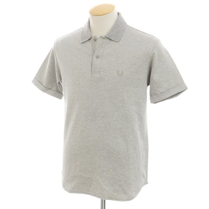 【中古】フレッドペリー FRED PERRY コットン 半袖ポロシャツ グレー【 S 】【 状態ランクB 】【 メンズ 】