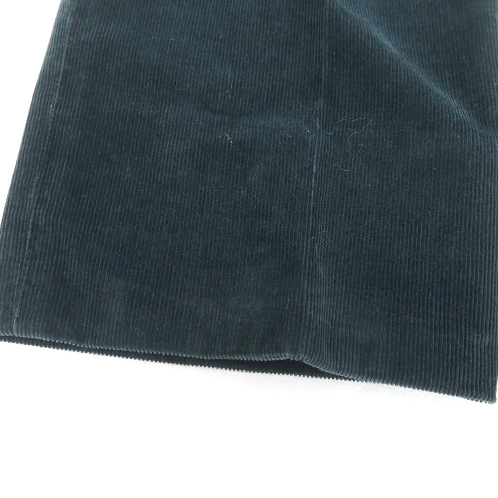 【中古】エルメネジルドゼニア Ermenegildo Zegna コットン系 細畝 コーデュロイパンツ ダークグリーン【 48 】【 状態ランクC 】【 メンズ 】