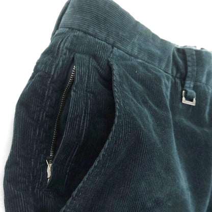 【中古】エルメネジルドゼニア Ermenegildo Zegna コットン系 細畝 コーデュロイパンツ ダークグリーン【 48 】【 状態ランクC 】【 メンズ 】