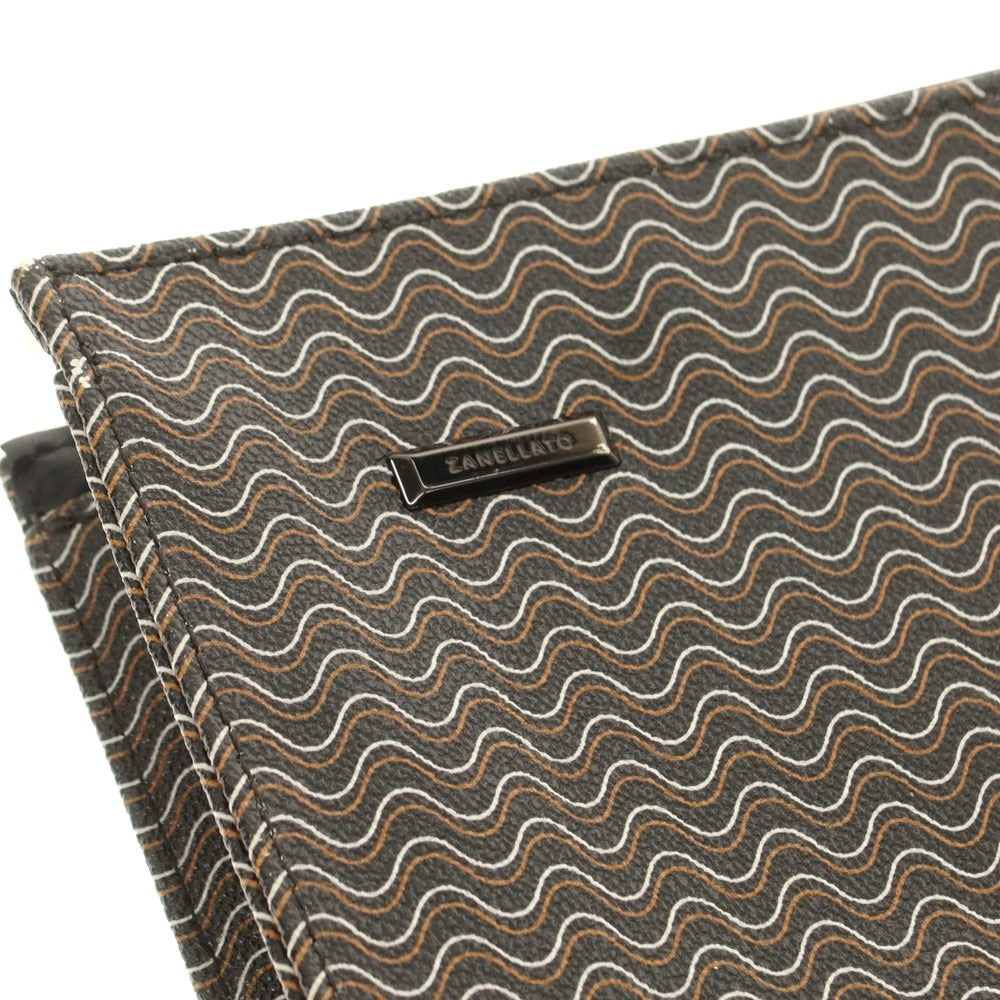 [Used] ZANELLATO Brandin Clutch Bag Black x Brown [Condition Rank C] [Men&