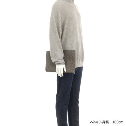 【中古】ザネラート ZANELLATO ブランディン クラッチバッグ ブラックxブラウン【 状態ランクC 】【 メンズ 】