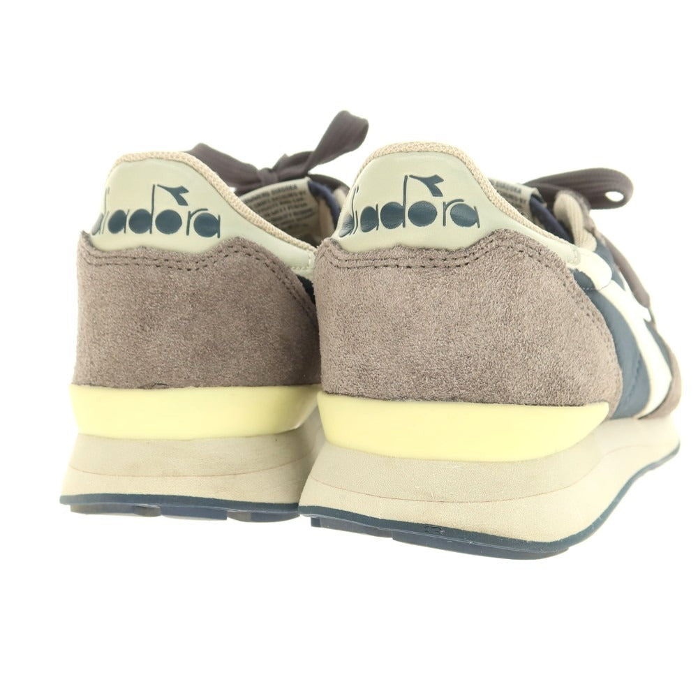 【中古】ディアドラ Diadora CAMARO スニーカー グレーxネイビー【 25cm 】【 状態ランクB 】【 メンズ 】