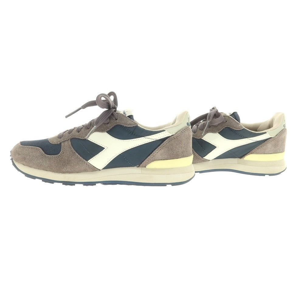 【中古】ディアドラ Diadora CAMARO スニーカー グレーxネイビー【 25cm 】【 状態ランクB 】【 メンズ 】