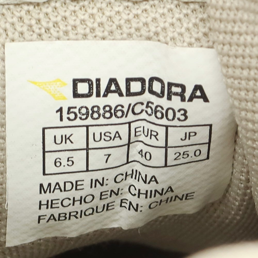 【中古】ディアドラ Diadora CAMARO スニーカー グレーxネイビー【 25cm 】【 状態ランクB 】【 メンズ 】