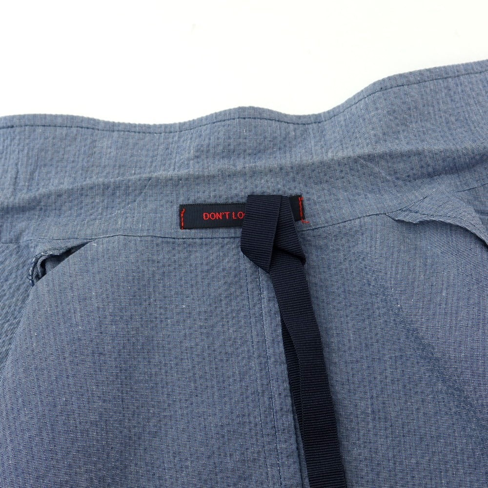 [Used] THE GIGI ZIGGY Seersucker Cotton Double Breasted Suit Set Blue [50] [Condition Rank C] [Men&