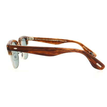 【中古】ブルネロクチネリ Brunello Cucinelli ×OLIVER PEOPLES サーモント サングラス ブラウンxシルバー【 48□20 145 】【 状態ランクA 】【 メンズ 】