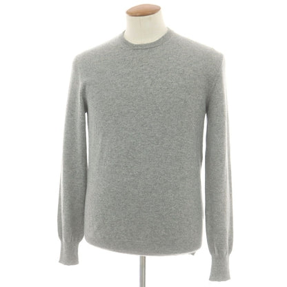 【中古】バフィー BAFY カシミヤ クルーネック プルオーバーニット グレー【 50 】【 状態ランクB 】【 メンズ 】