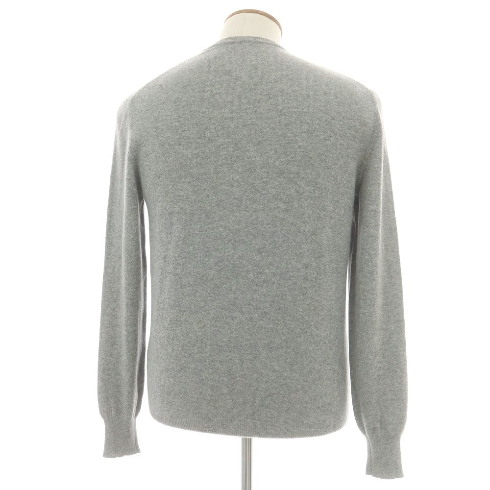 【中古】バフィー BAFY カシミヤ クルーネック プルオーバーニット グレー【 50 】【 状態ランクB 】【 メンズ 】