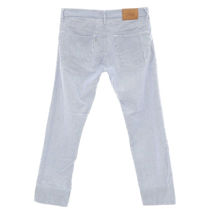 [Used] INCOTEX Cotton Seersucker Striped 5 Pocket Pants Blue x White [33] [Condition Rank C] [Men&
