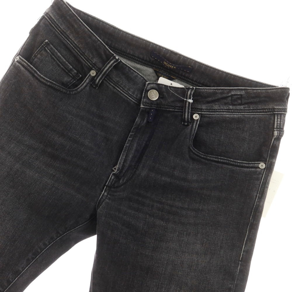 【新品】インコテックス ブルーディヴィジョン INCOTEX BLUE DIVISION Slim ストレッチ デニムパンツ ジーンズ ブラック（グレー）【 32 】【 状態ランクN 】【 メンズ 】